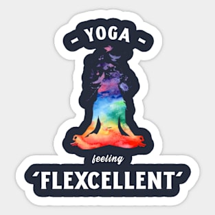 Yoga Feeling 'Flexcellent' Yoga Sticker